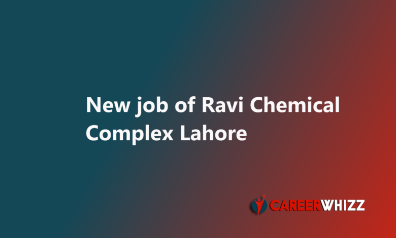 Ravi Chemical Complex Lahore Electrician, Fire Fighter & Industrial Safety Personal