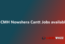 CMH Nowshera Cantt Jobs Record Keeper & Database Admin Combined Military Hospital Latest job