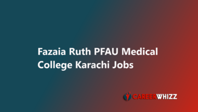 Fazaia Ruth PFAU Medical College Karachi Teaching Faculty Warden PAF Base Faisal Latest job available