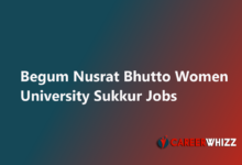 Begum Nusrat Bhutto Women University Sukkur Teaching Faculty latest job available