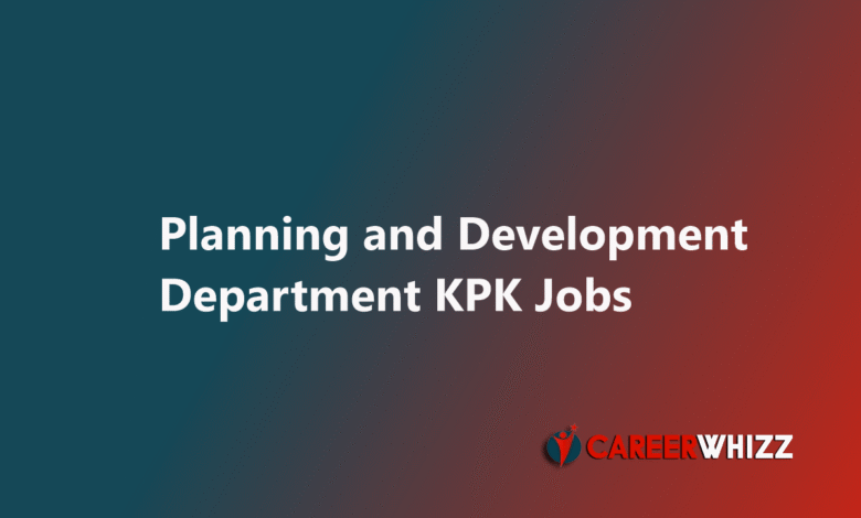 New job of Planning and Development Department KPK May 2025 June Research Analysts Others Public Private Partnership Unit