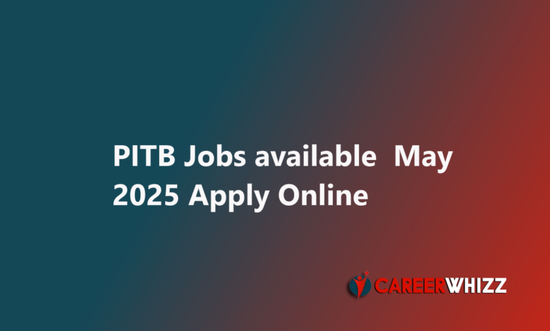 PITB Punjab Information Technology Board Latest jobs available Pakistan 2025