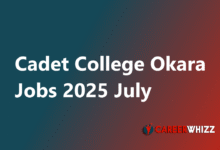 New available job in Cadet College Okara Application Form Security Guards, Drill Instructors and Others Latest