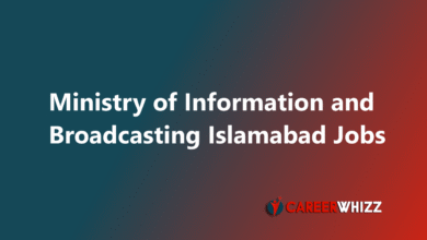 Latest Ministry of Information and Broadcasting Islamabad Jobs Digital Communication Department