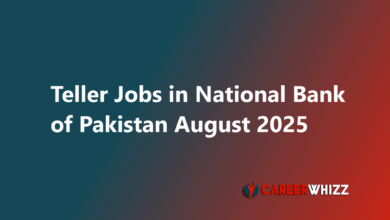 Latest available Teller Jobs in National Bank of Pakistan NBP Cash Officer and Cashier
