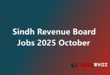 New available Sindh Revenue Board Jobs 2025 October SRB Sales Tax Officers and Public Liaison Officers Latest