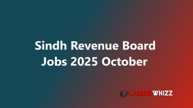 New available Sindh Revenue Board Jobs 2025 October SRB Sales Tax Officers and Public Liaison Officers Latest